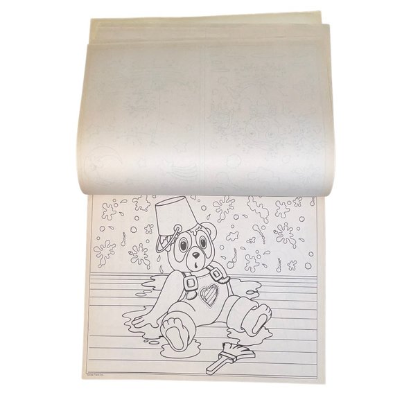 90s Vintage Lisa Frank Activity Tablet Fun Set with Stickers - Picture 6 of 10